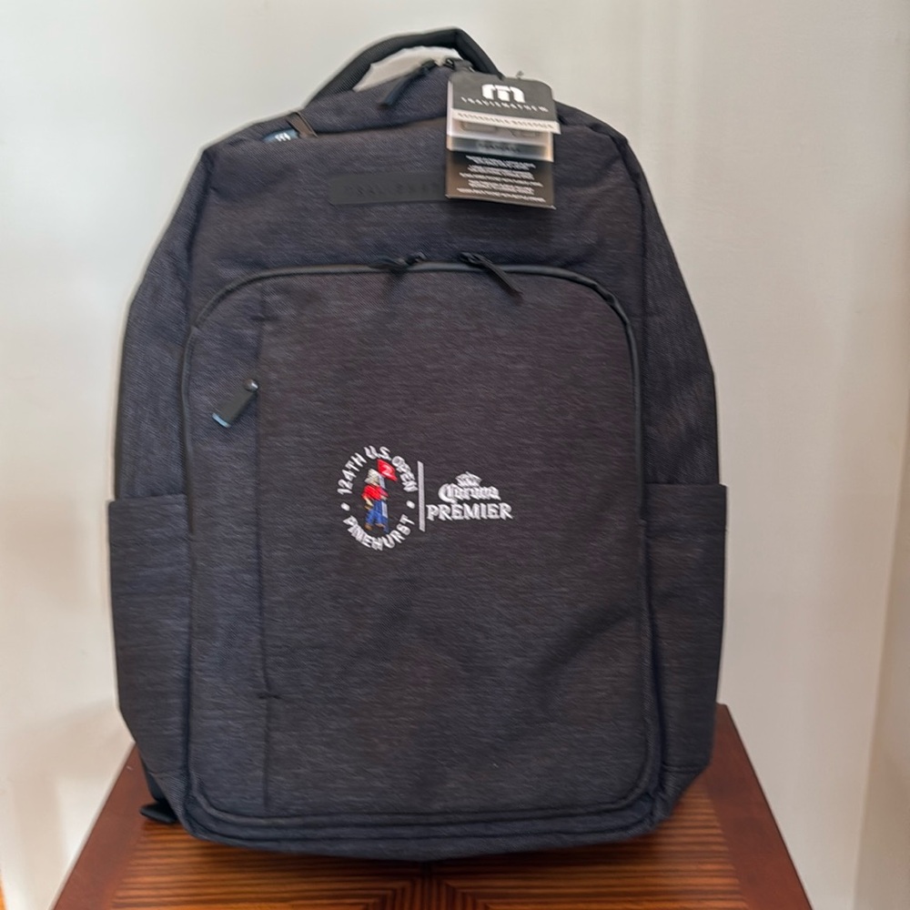 Travis Mathew expandable golf backpack 2.0